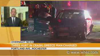 Police: Driver charged, 3 hurt in crash on Portland Avenue
