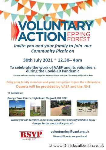Epping Forest charity to thank volunteers for work during pandemic