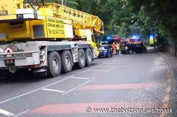 Live updates as main road closed between Bolton and Darwen