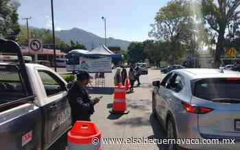 Tepoztlán reinstala su filtro sanitario - El Sol de Cuernavaca