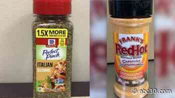 McCormick and Frank's RedHot seasoning recalled due to possible salmonella contamination