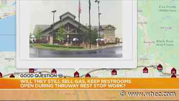 Good Question: Will they still sell gas, keep restrooms open during Thruway rest stop work?
