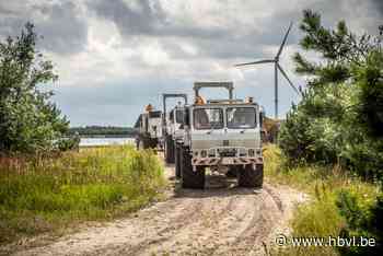 Trilwagens zoeken heet water in diepe ondergrond Lommel - Het Belang van Limburg