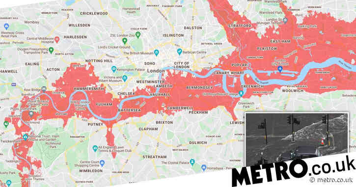 Map Shows Areas Of London That Will Regularly Flood By 2030 Uk News Newslocker 6379