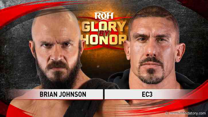 EC3 vs. Brian Johnson Announced For ROH Glory By Honor Night One, Updated Card
