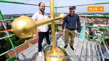 Baustelle hoch über Augsburg: So läuft die Sanierung am Turm des Doms