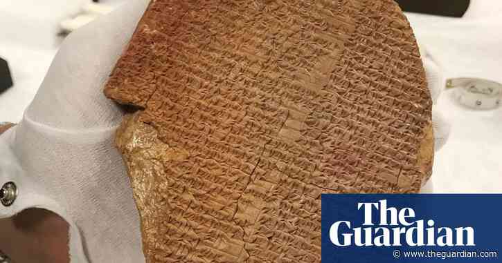 Ancient Gilgamesh tablet seized from Hobby Lobby by US authorities