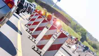 Baustelle auf der A8: Ausfahrt Ulm-West im August gesperrt - SWP