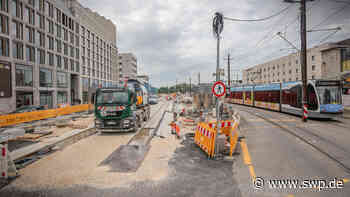 Baustellen in Ulm: Friedrich-Ebert-Straße: Heiße Phase vor dem Bahnhof - Das passiert in den Sommerferien - SWP
