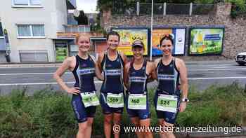 Triathlon-Frauen auf Rang drei - Wetterauer Zeitung