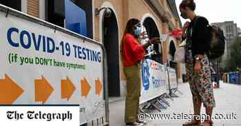 Coronavirus latest news: UK Covid cases rise for first time in a week - Telegraph.co.uk