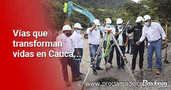 Inicia pavimentación de un tramo de la vía Balboa-Argelia – Proclama - Proclama del Cauca