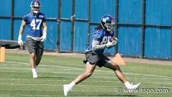 Giants cut Benjamin prior to first camp practice