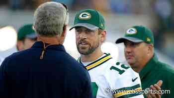 Aaron Rodgers says 'you can't compare' the last years of his Green Bay career to Brett Favre's