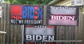 First Amendment Win: NJ Town Drops Case Against Trump Supporter with 'F*** Biden' Sign in Yard