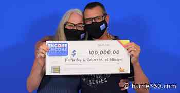 $1 turns into $100000: Alliston couple celebrate $100000 Encore win – Barrie 360 - Barrie 360