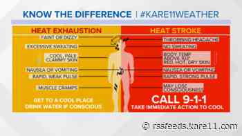 Heat exhaustion or heatstroke? How to tell the difference during Minnesota's excessive heat