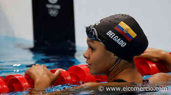 Delgado marcó un récord en los 100m libres de natación, pero no disputará medallas - El Comercio - El Comercio (Ecuador)