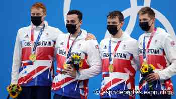 Gran Bretaña se cuelga el oro en el relevos 4x200 libres; EE.UU. sin medalla - ESPN Deportes