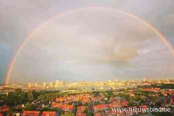 Schitterende beelden van dubbele regenboog boven Antwerpen (stuur jouw foto in)