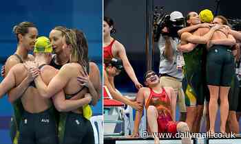 Australia's 4x200m women's relay team win bronze after being stunned by China Tokyo Olympic Games