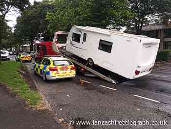 Five stolen caravans seized from huge traveller site pitched in Preston park