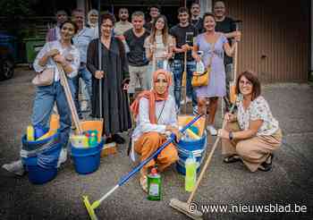 Beringse vrijwilligers gaan poetsen in overstroomd Angleur