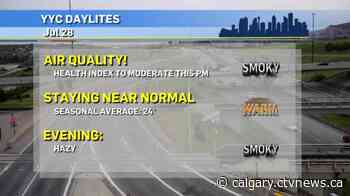 High pressure system builds; smoke and heat drive in around Calgary - CTV Toronto