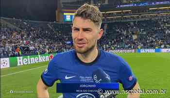 "Imbituba, obrigado por todo apoio. Eu senti vocês aqui comigo", diz o catarinense Jorginho, após o título com o Chelsea - NSC Total