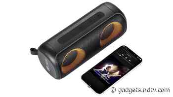 Zoook Rocker Color Blast Water-Resistant Bluetooth Speaker With RGB Lights Launched
