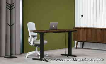 De Gaspe adjustable height workstations bring the office home - woodworkingnetwork.com