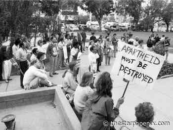 Throwback Thursday: Apartheid protest in Saskatoon