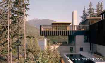 Concrete house by Gort Scott hugs rocky crag in Whistler - Dezeen