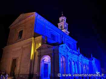 La Basilica a Clusone prende luce - Foto e video - Valseriana News