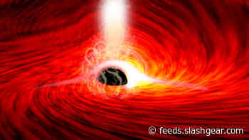Astrophysicists detect light coming from behind a black hole