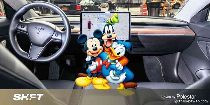 Tesla’s new update includes Disney+ and I AM SWEATING WITH JOY