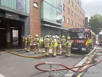 Fire at Travelodge hotel in Cricklewood Broadway
