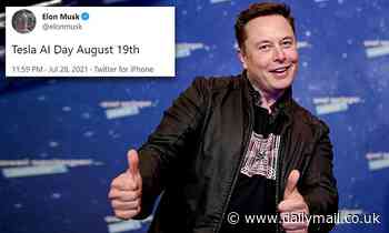 Elon Musk announces Tesla's AI day set for August to recruit talent 