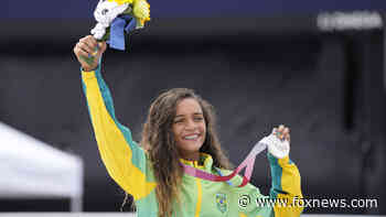 Brazilian skateboarder Rayssa Leal returns home from Olympics to 'Little Fairy' trademark surprise