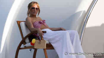 Jennifer Lopez relaxes in striped bikini on $130M super yacht in Italy