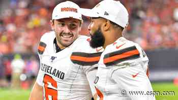 QB Mayfield making 'huge strides' with OBJ