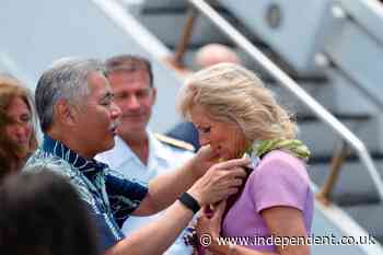 Jill Biden sent to hospital after getting object lodged in her foot on Hawaii beach