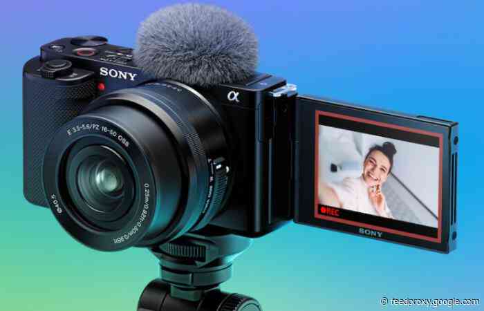 Sony ZV-E10 vlog camera with interchangeable lens