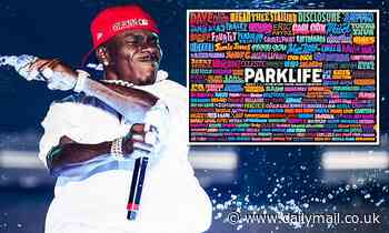 DaBaby's name is DELETED from Manchester's Parklife Festival lineup poster
