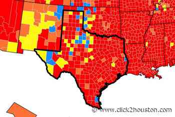 MAPPED: Several Houston-area counties listed as COVID-19 hotspots on CDC map - KPRC Click2Houston