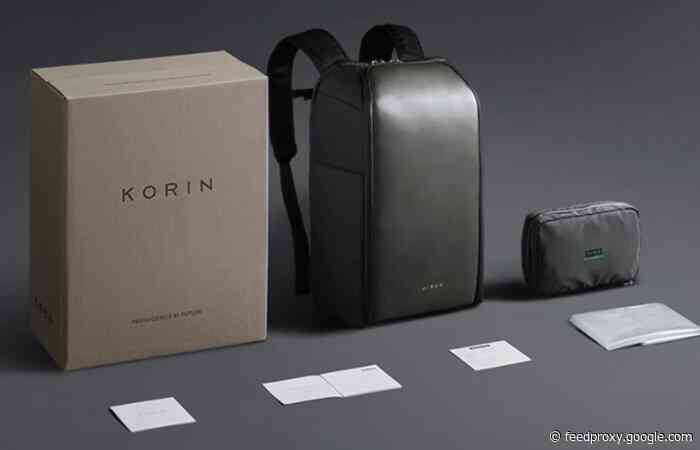 FlipPack backpack features quick access magnetic side pockets