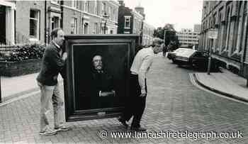 Blackburn 'iron man’s' portrait was on move to new home