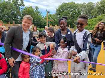 IN PICTURES: Families and VIP celebrate unveiling of new hospice playground area