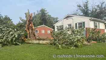 Portions of Hampton Roads clean up after Wednesday's storm