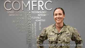 Varonfakis breaking barriers as the first female Full Time Support Aerospace Maintenance Duty Officer selected for Captain - The Southern Maryland Chronicle